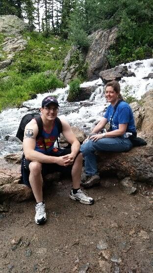My son and I.